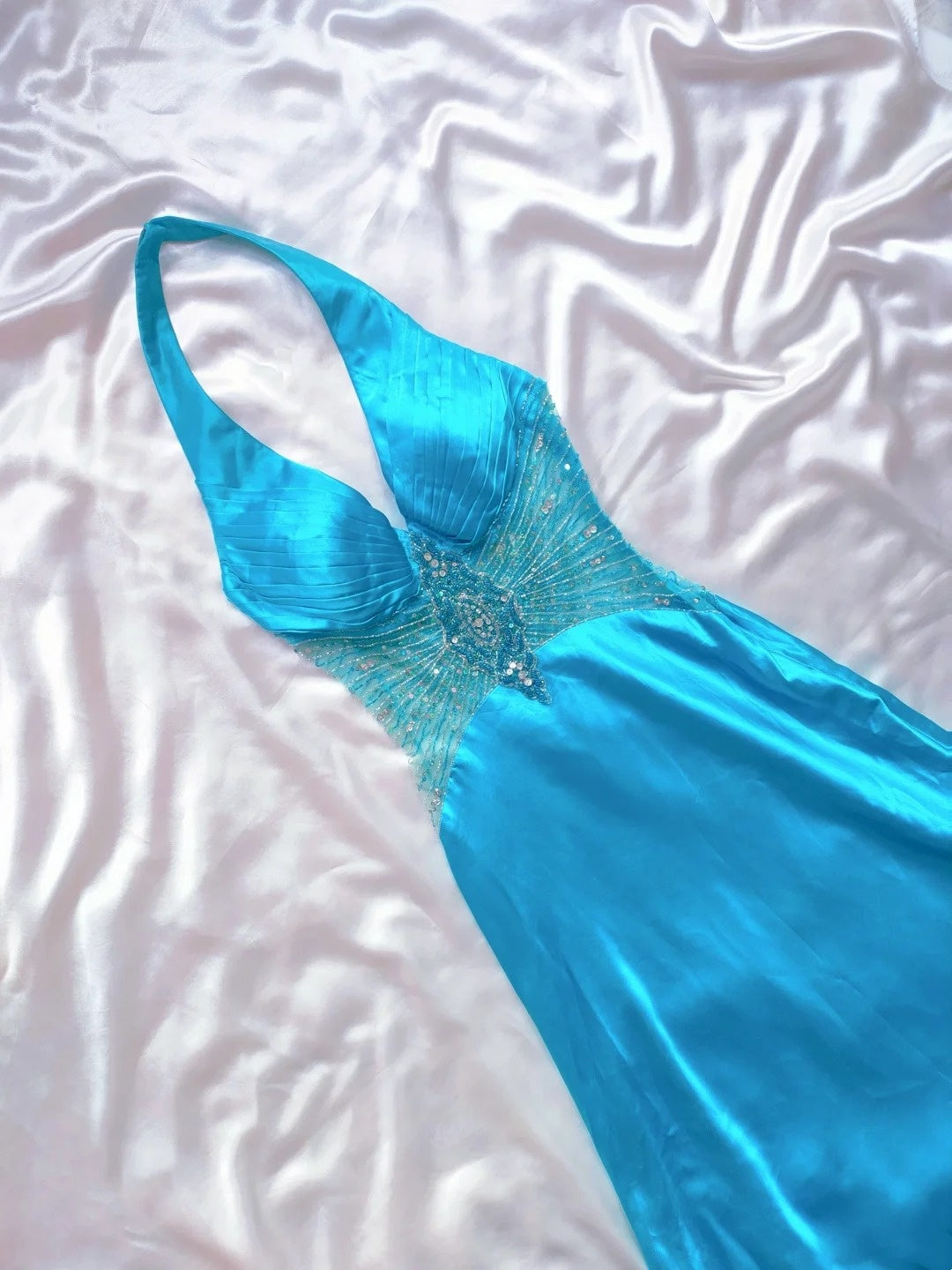 Charming Prom Dress Halter Pleated Evening Dresses Gala Dress Party Dress D3047