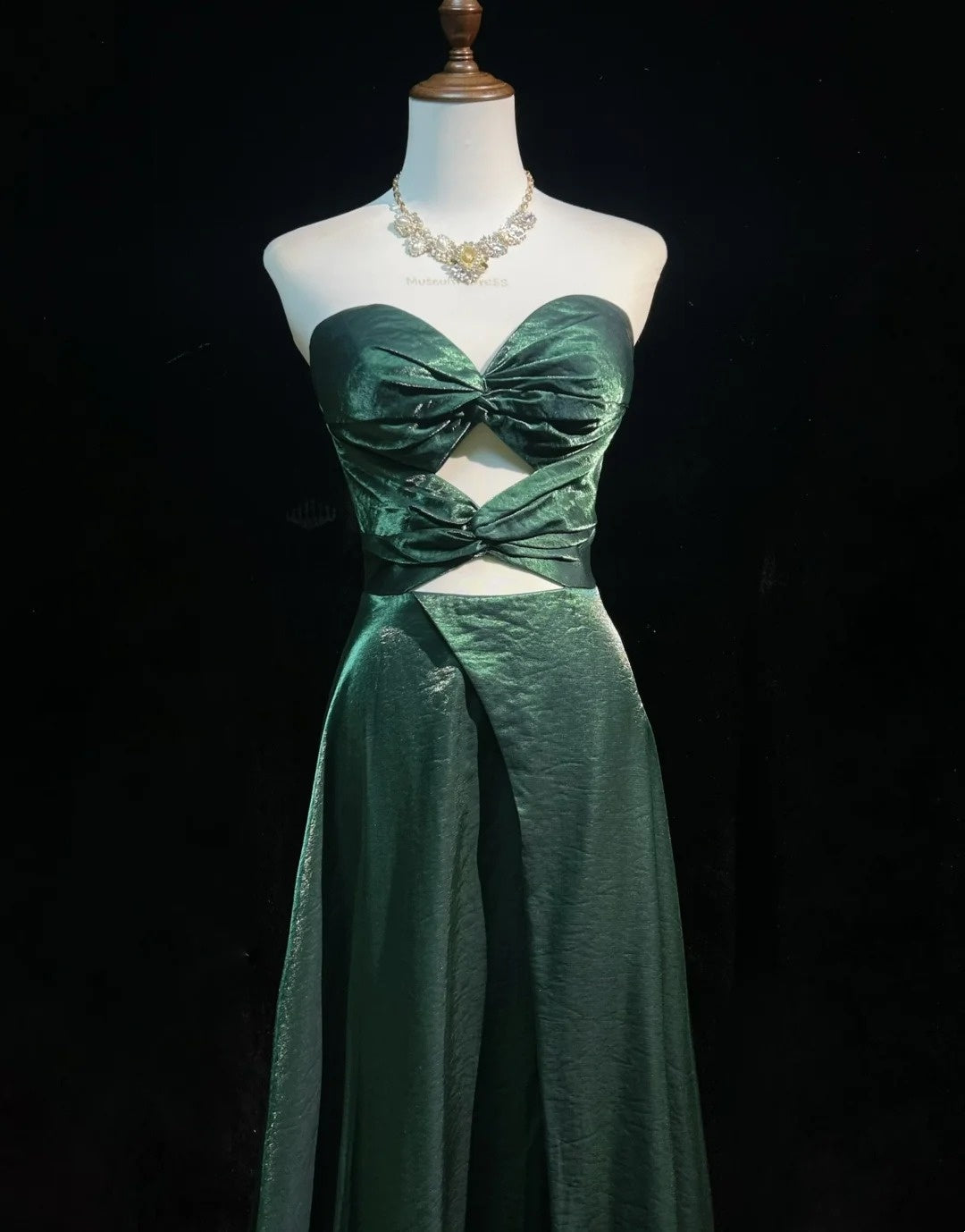 Stunning Prom Dress Dark Green A Line Sweetheart Evening Dress Gala Dress D3095