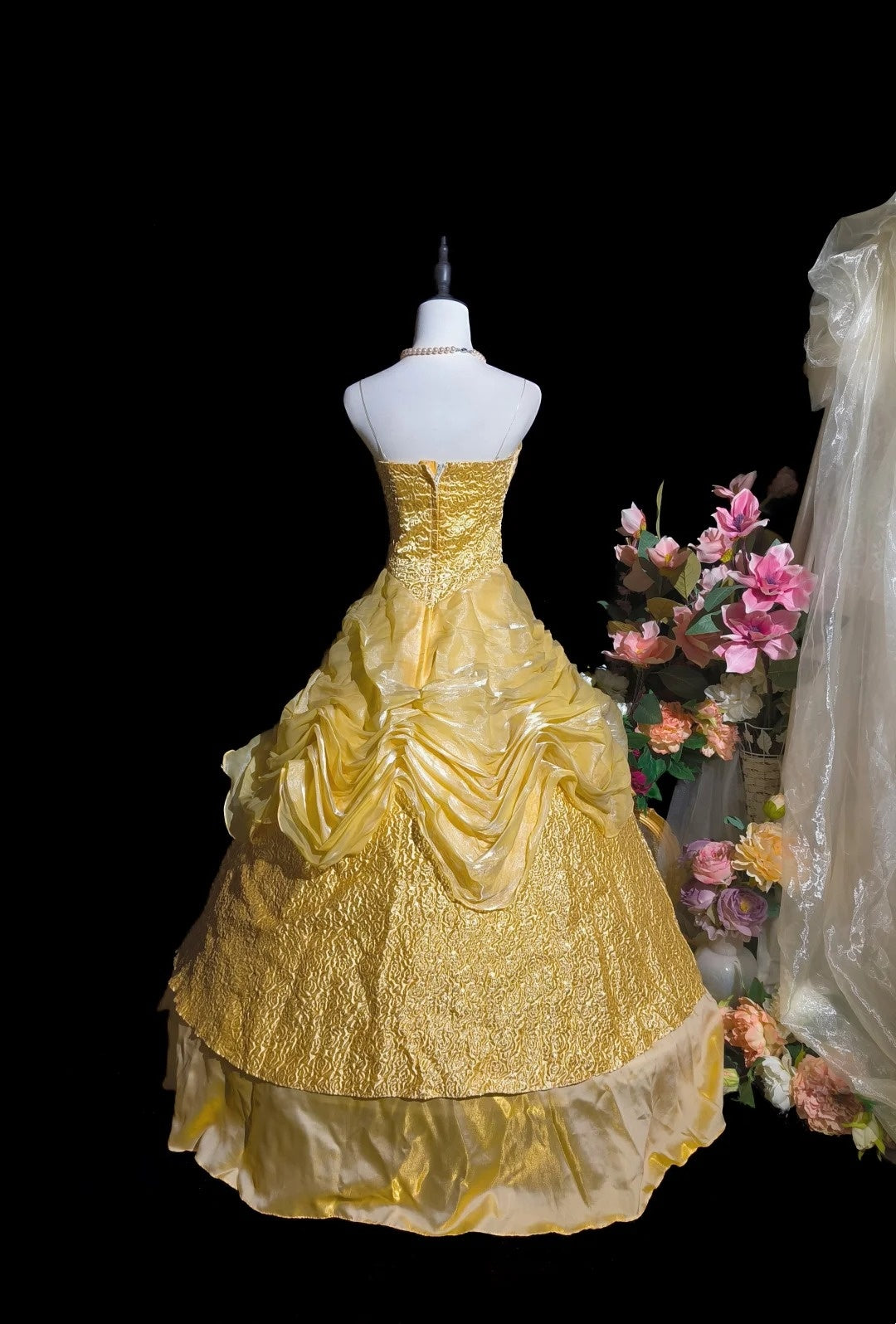Robe de bal élégante à bretelles spaghetti et plissée, robe de soirée, robe de Quinceanera, D3103