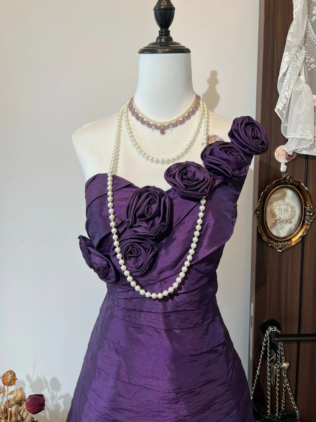 Elegant Homecoming Dress A Line One Shoulder Pleated Short Prom Dress Evening Dress Cocktail Dress D3128