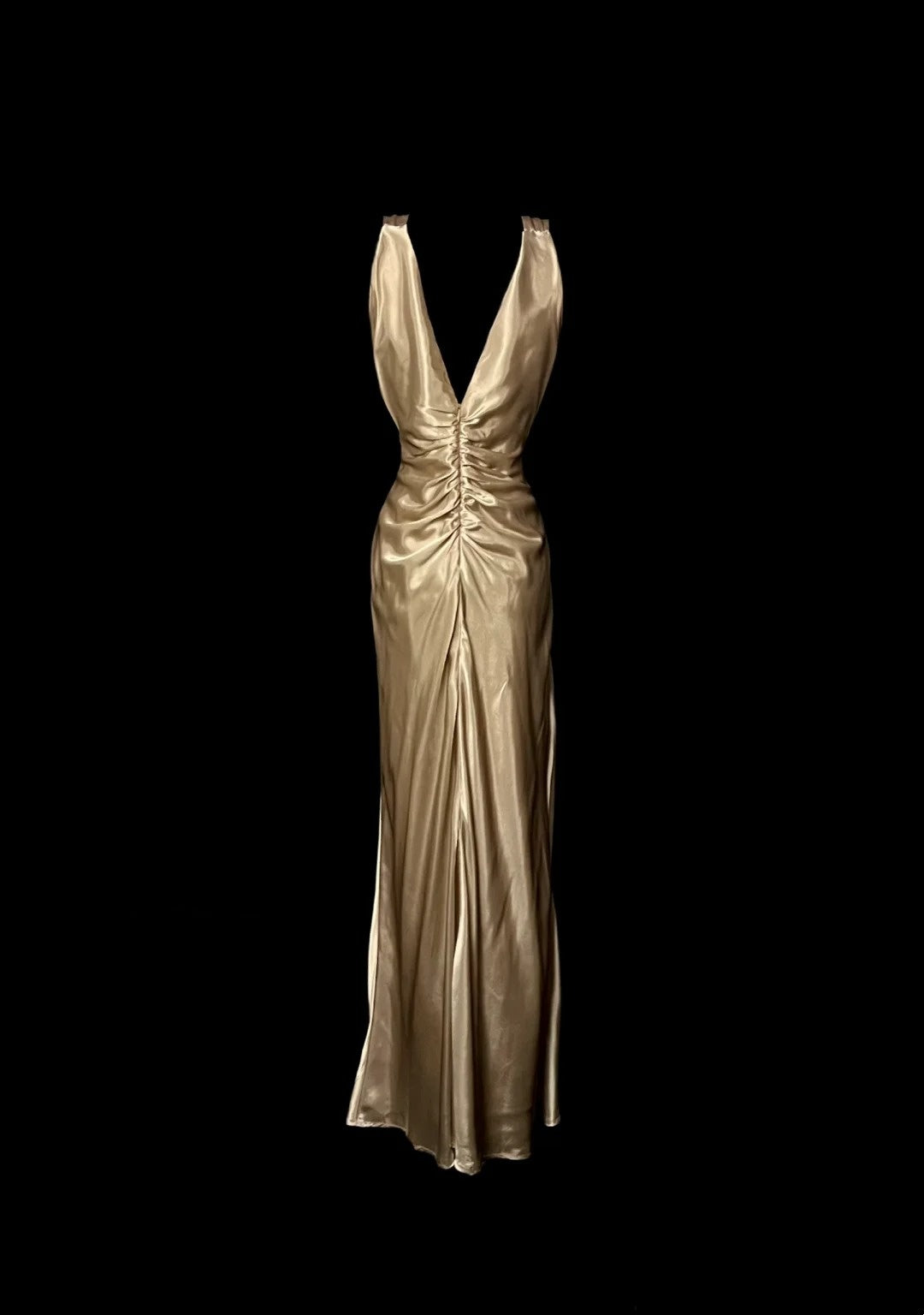 Gorgeous Prom Dress V-neck Pleated Long Prom Dress Evening Dress Birthday Party Dress D3178