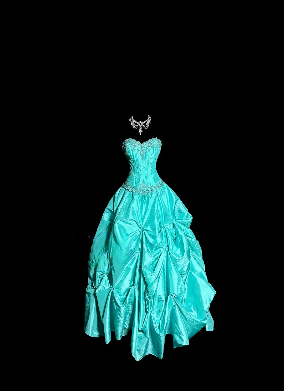 Jolie robe de bal plissée en cœur, robe de soirée, robe de Quinceanera D3198