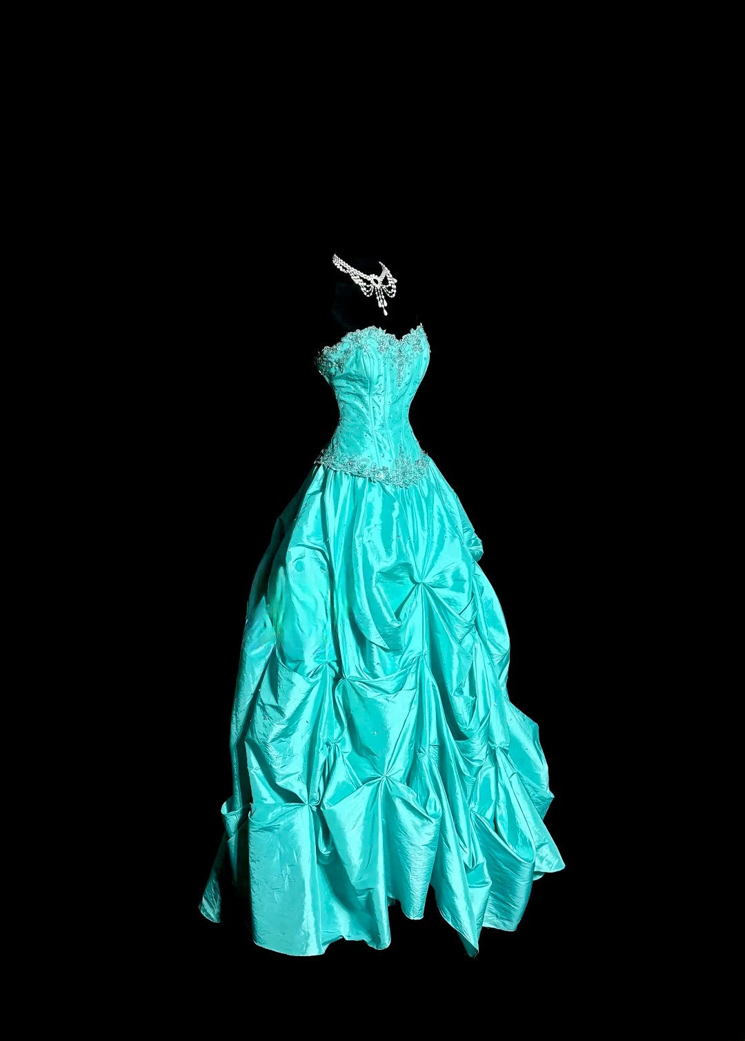 Jolie robe de bal plissée en cœur, robe de soirée, robe de Quinceanera D3198
