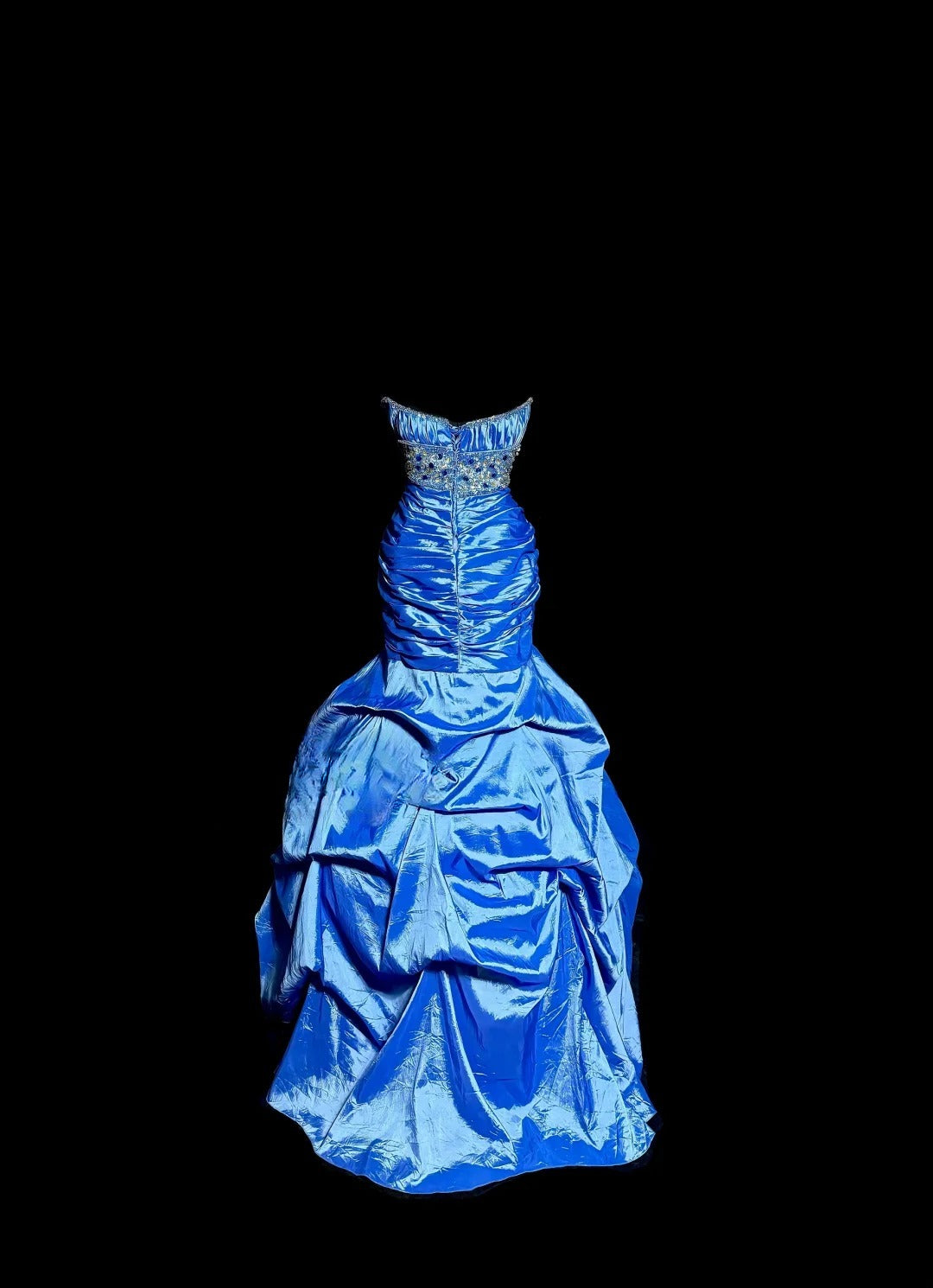 Charmante robe de bal bustier plissée sirène robe de soirée robe de gala D3199