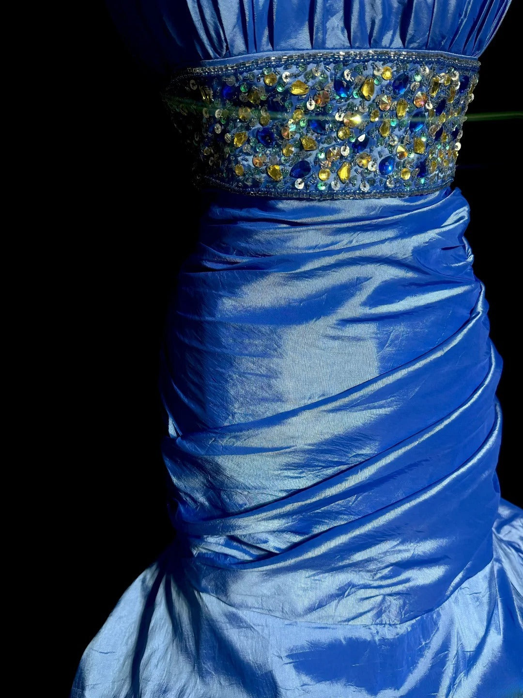 Charmante robe de bal bustier plissée sirène robe de soirée robe de gala D3199
