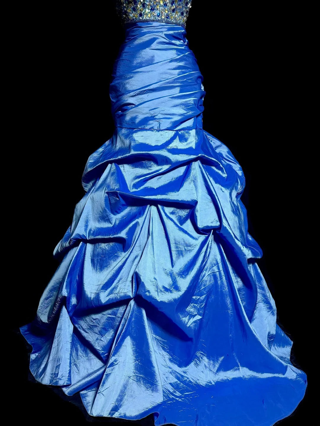 Charmante robe de bal bustier plissée sirène robe de soirée robe de gala D3199