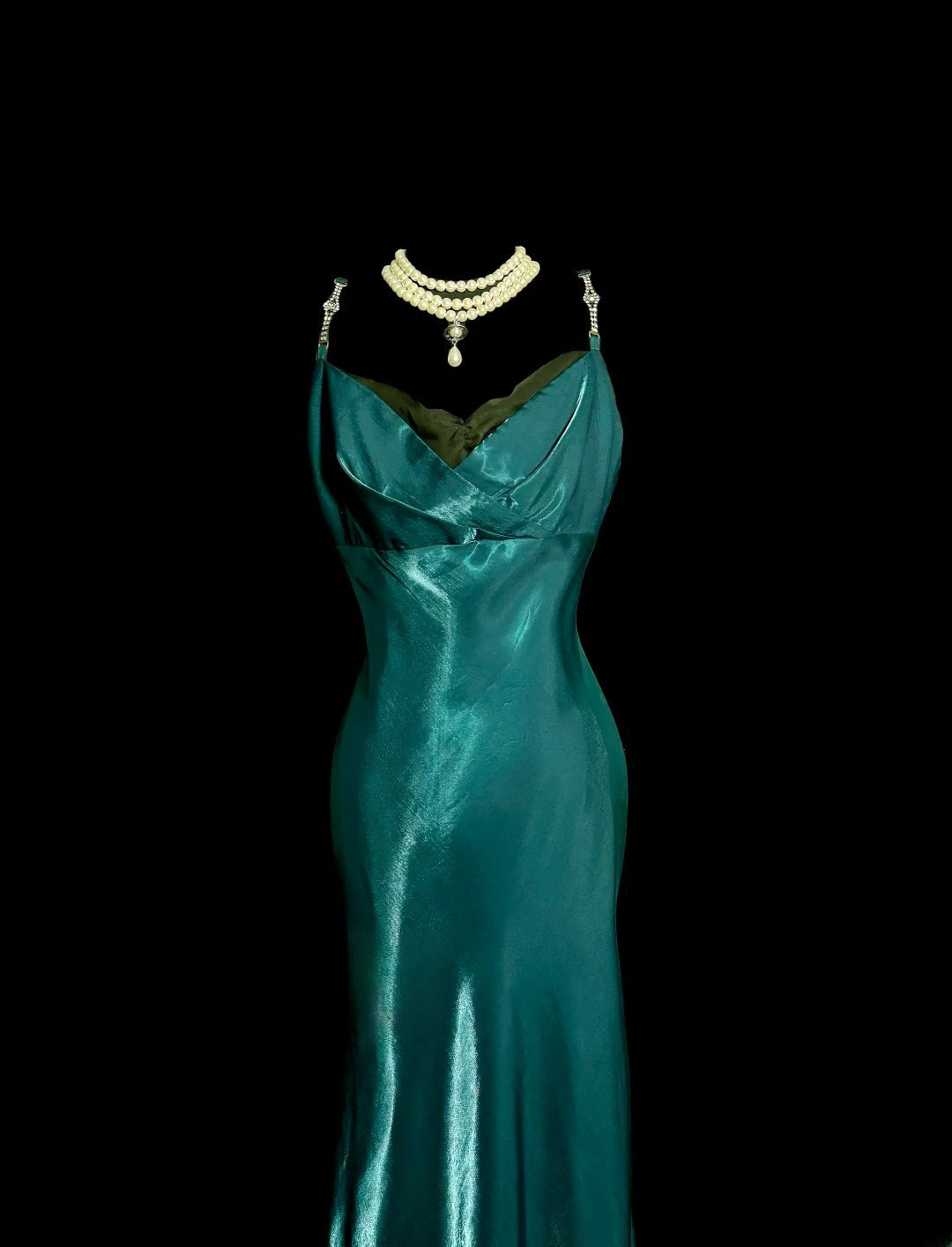 Elegant Prom Dress Green Spaghetti Straps Long Prom Dress Birthday Dress Evening Dress D3203