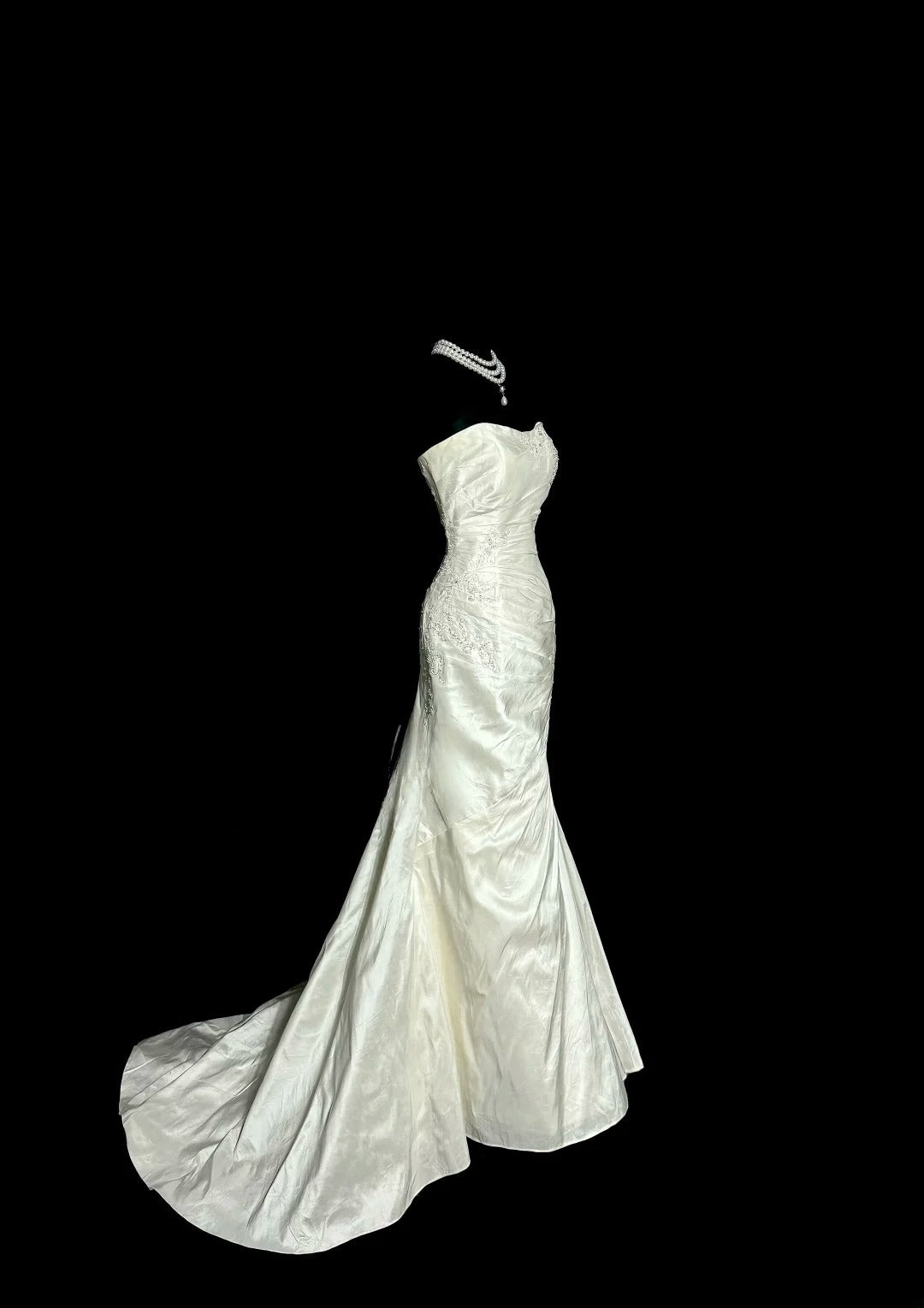 Elegant Wedding Dress Sweetheart Pleated Mermaid Wedding Dress D3205