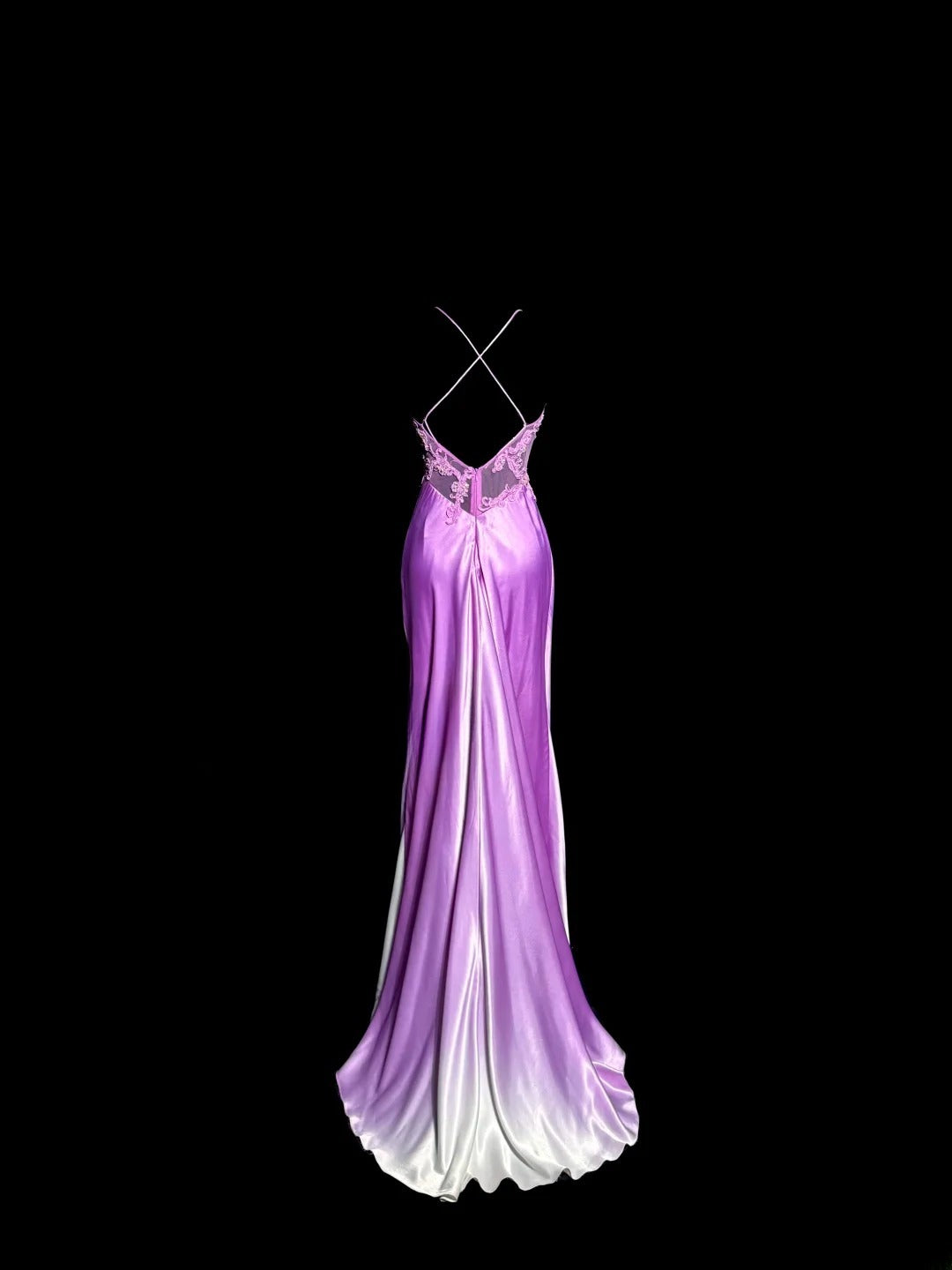 Elegant Prom Dress Spaghetti Straps Pleated Long Prom Dress Evening Dress D3209