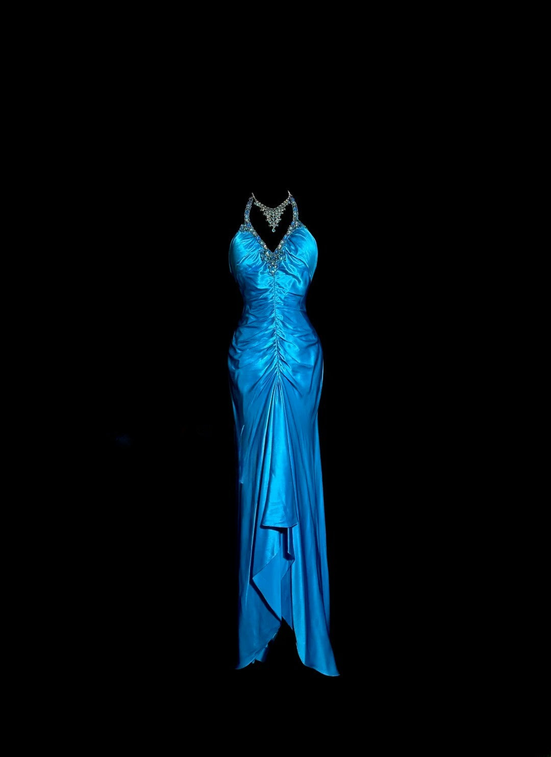 Gorgeous Prom Dress Halter Pleated Asymmetrical Hem Evening Dress Cocktail Dress Birthday Party Dress D3213