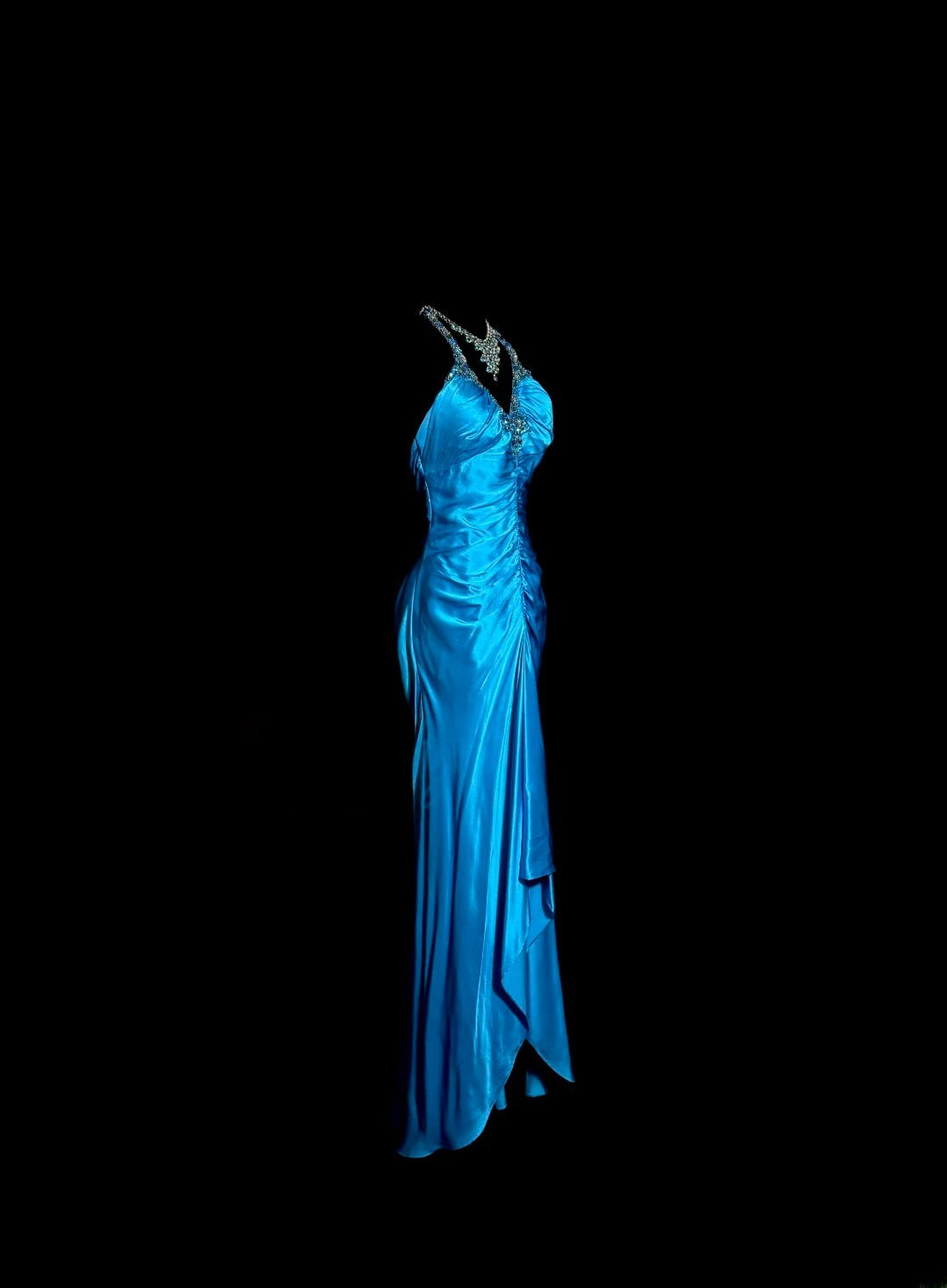 Gorgeous Prom Dress Halter Pleated Asymmetrical Hem Evening Dress Cocktail Dress Birthday Party Dress D3213