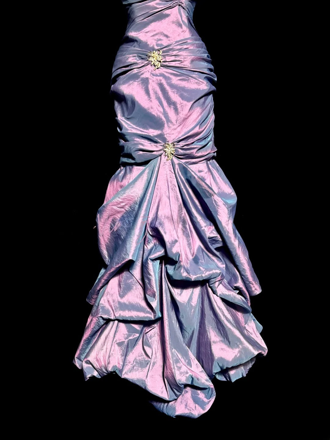 Pretty Prom Dress Strapless Pleated Mermaid Birthday Party Dress Gala Dress Cocktail Dress D3216