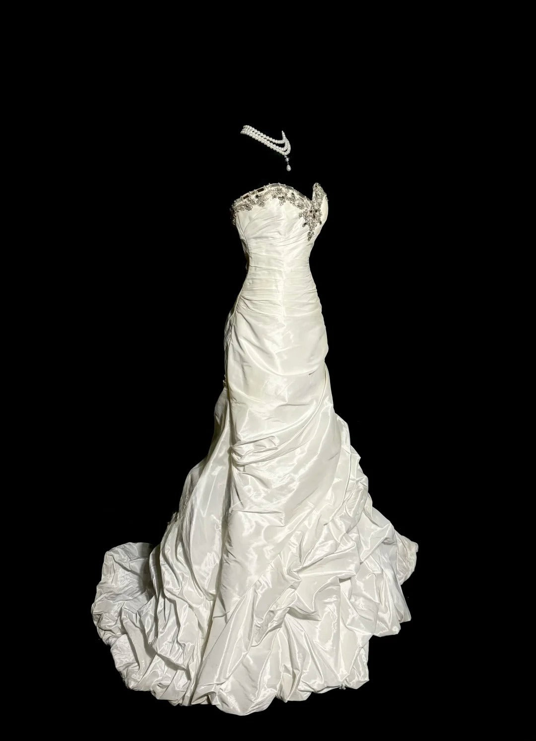 Elegant Wedding Dress A Line Sweetheart Pleated Wedding Dress D3222