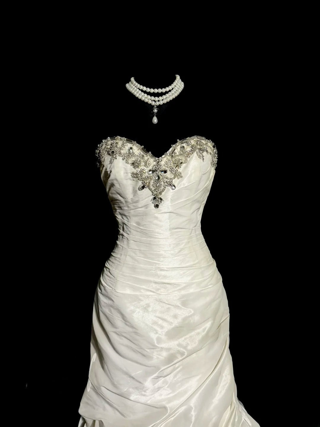Elegant Wedding Dress A Line Sweetheart Pleated Wedding Dress D3222