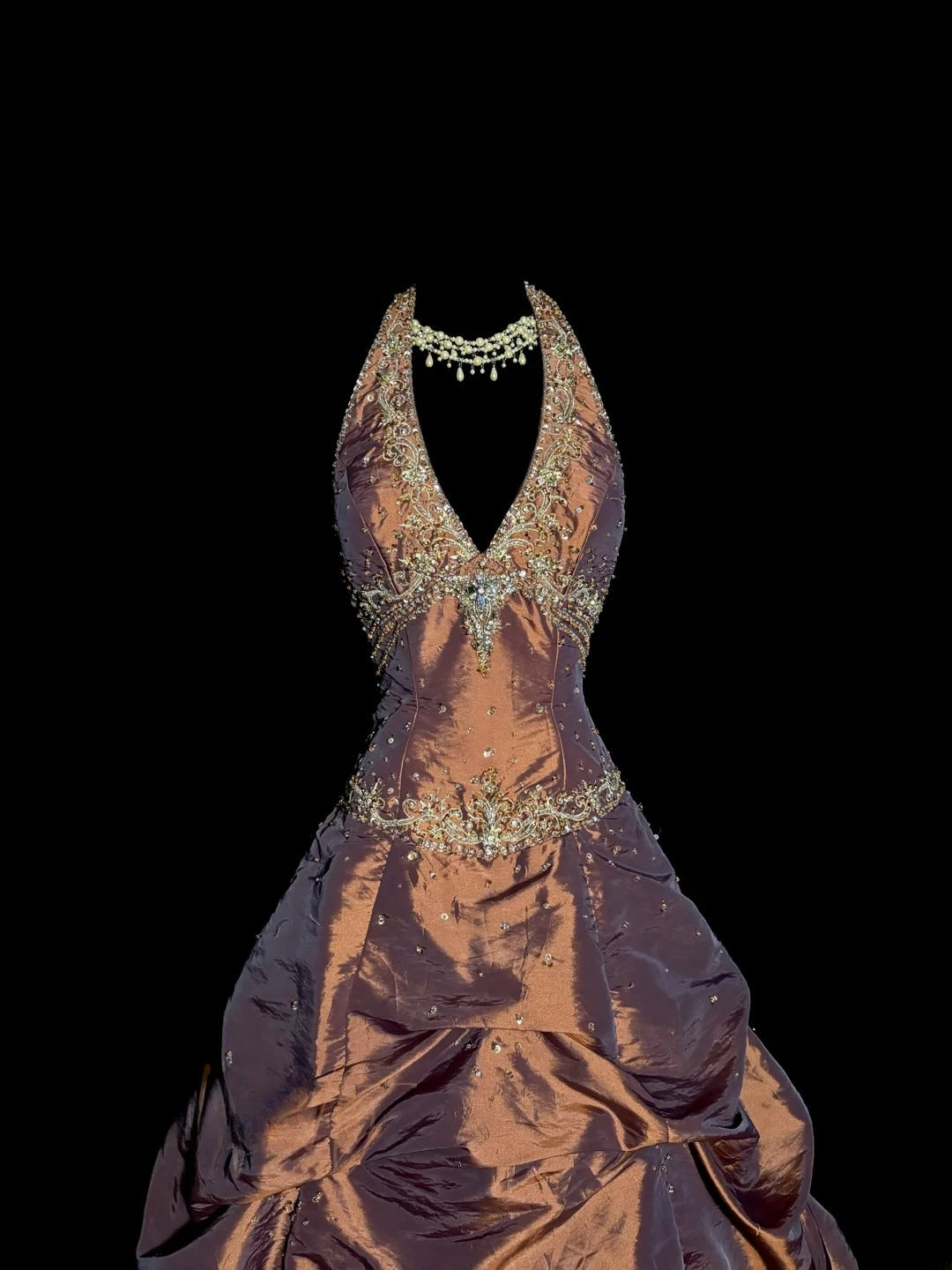 Gorgeous Prom Dress A Line Halter Pleated Evening Dress Gala Dress D3225