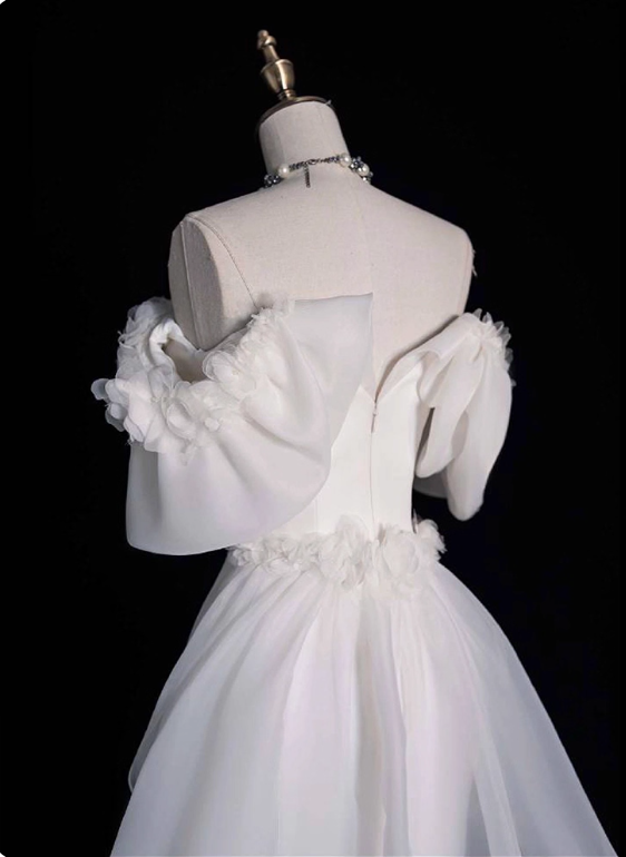 Beauty Wedding Dress Off Shoulder Ruffle Mermaid Wedding Dress D3283