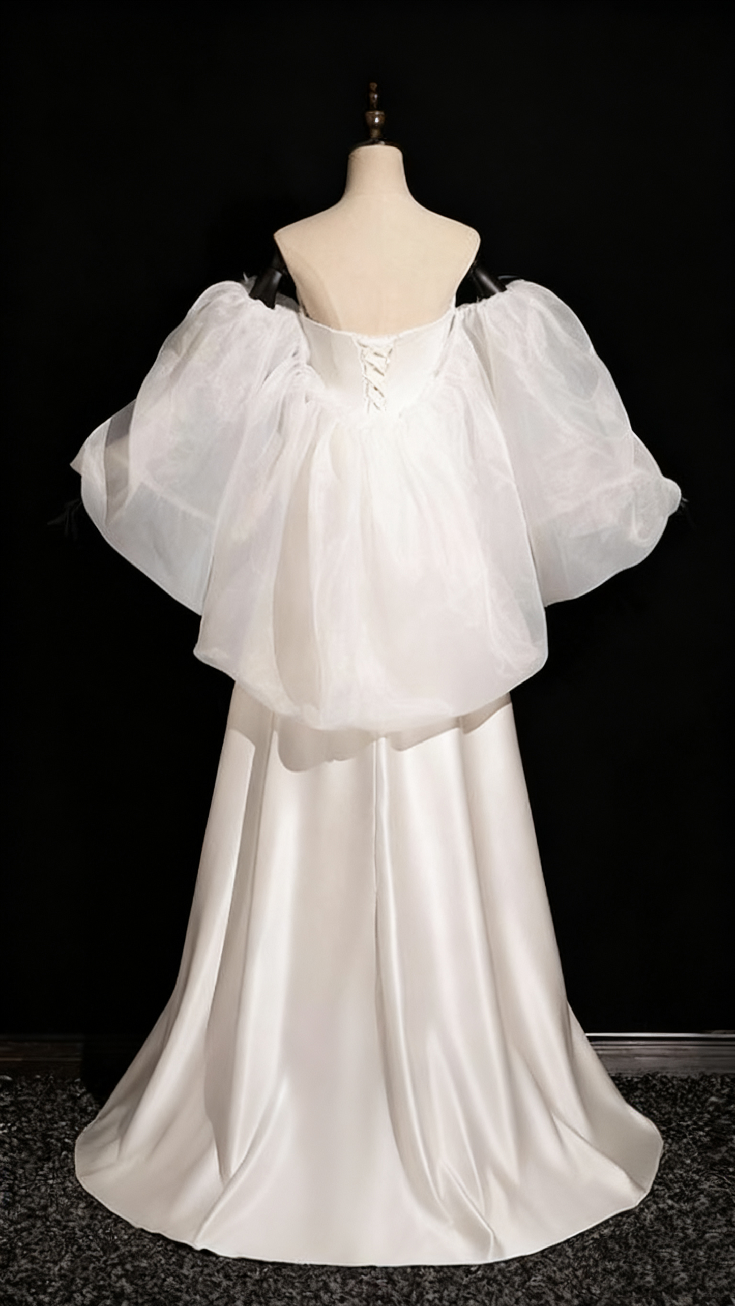Robe de mariée beauté A-Line, décolleté en cœur, plissée, D3302
