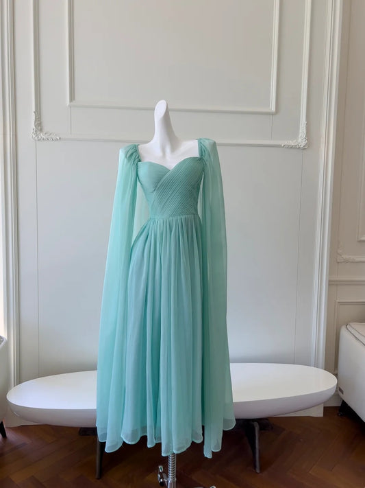 Robe de bal élégante, décolleté en cœur, robe de cocktail plissée, tenue de fête d'anniversaire, D3340