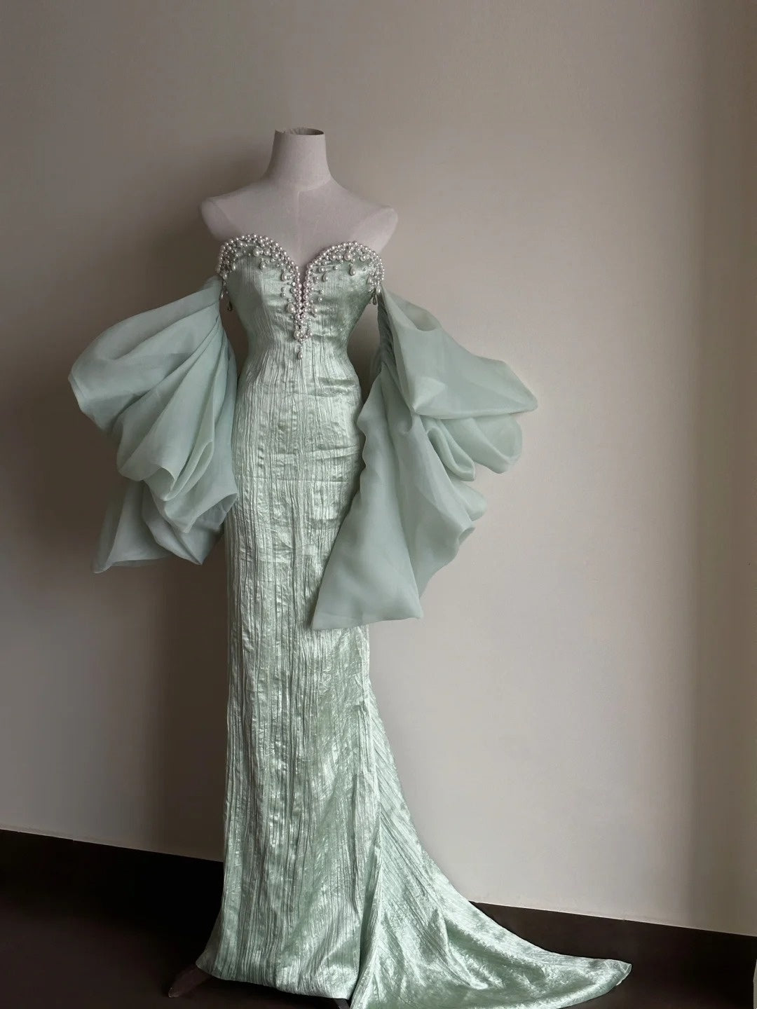Robe de bal élégante, robe de soirée en cœur, robe de gala D3352