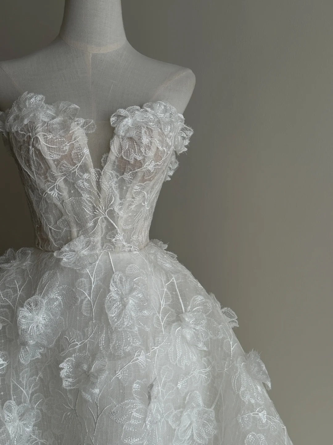Robe de bal de beauté, robe de soirée à fleurs en cœur, robe de gala D3358