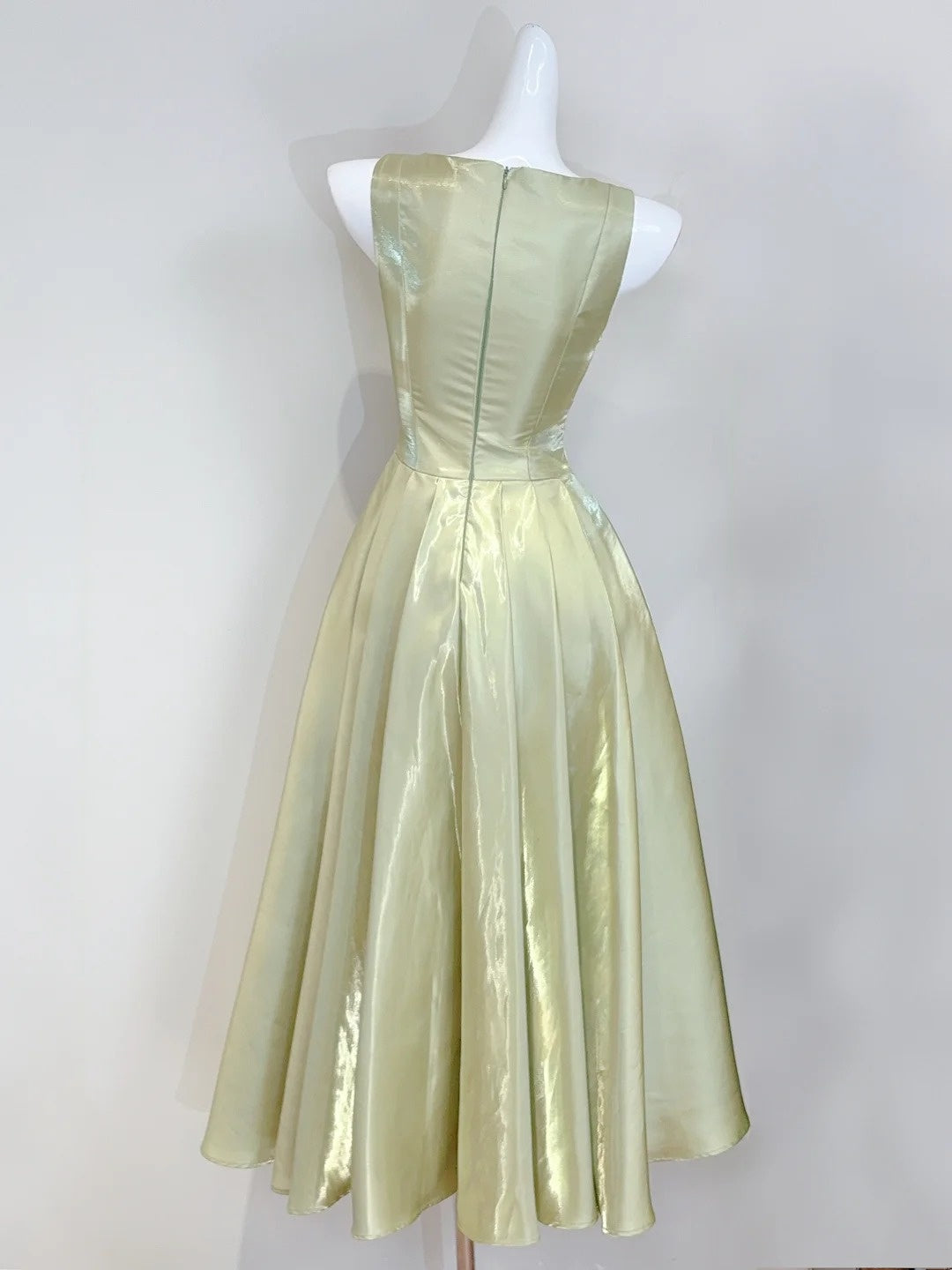 Jolie robe de bal trapèze à col en V et plissée, robe de soirée, robe de Quinceanera, D3363