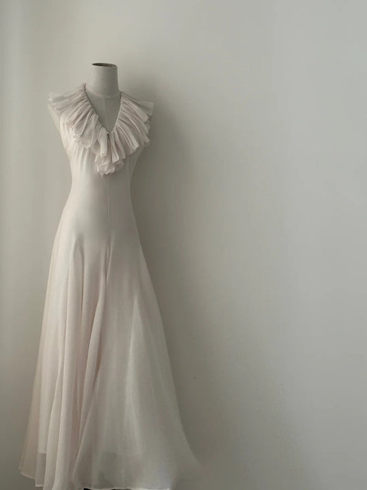 Robe de bal élégante, coupe trapèze, col en V, plissée, robe de soirée, robe de fête d'anniversaire, D3365