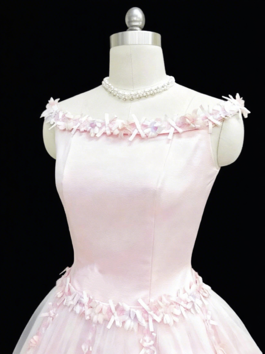 Jolie robe de bal plissée à épaules dénudées, robe de soirée, robe de bal, D3384