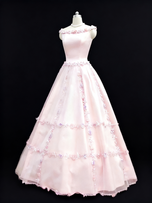Jolie robe de bal plissée à épaules dénudées, robe de soirée, robe de bal, D3384