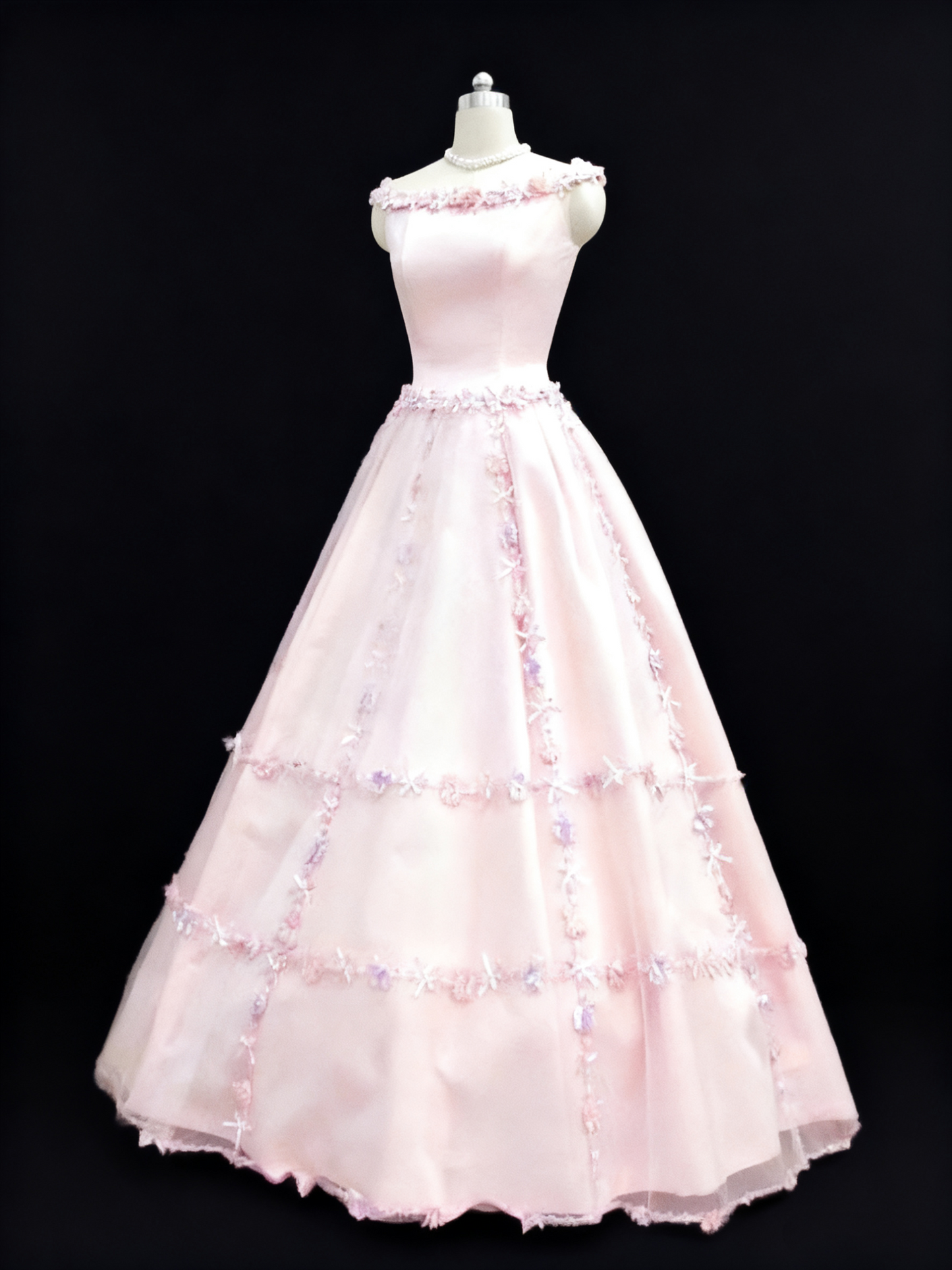 Jolie robe de bal plissée à épaules dénudées, robe de soirée, robe de bal, D3384