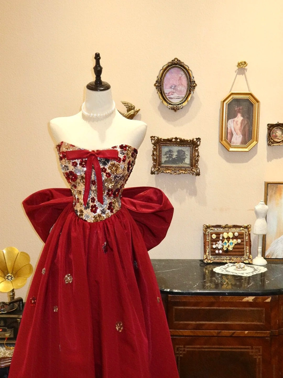 Robe de bal trapèze plissée en forme de cœur, tenue de soirée, de gala, d'anniversaire, D3416