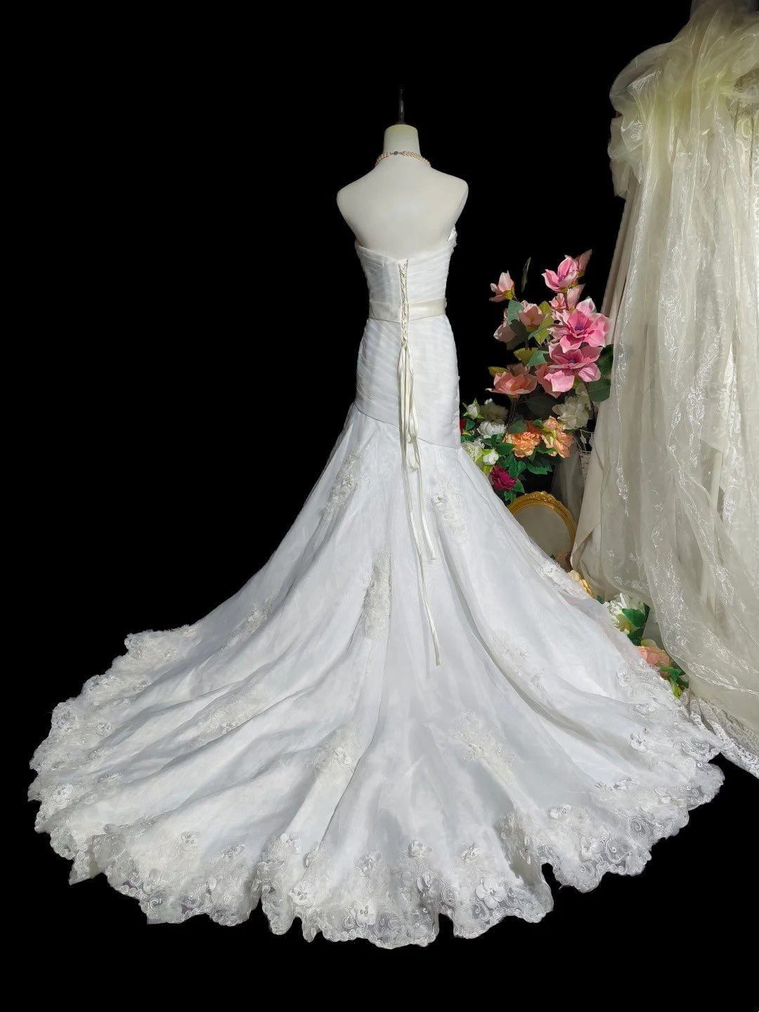 Beauty Brautkleid A-Linie Herzausschnitt Plissee Brautkleid D3302