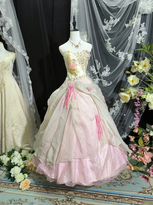 Neuestes Ballkleid A-Linie Schatz Plissee Abendkleid Galakleid Geburtstagspartykleid D3416