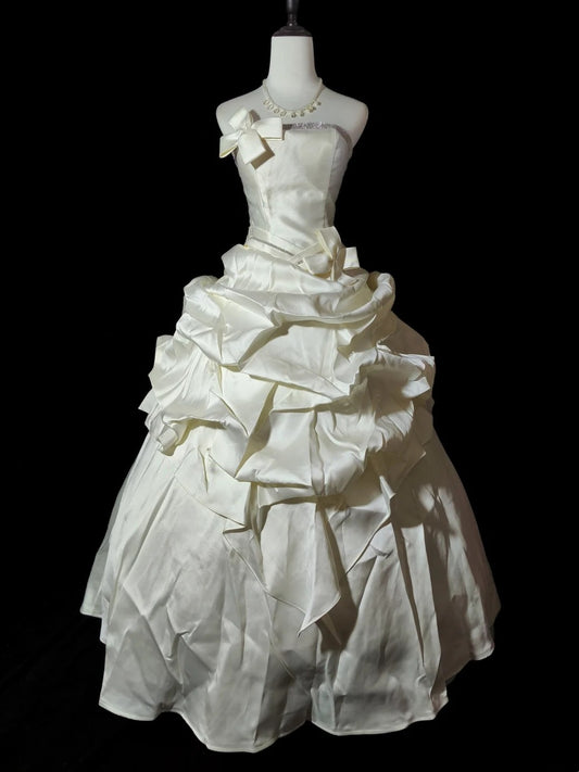 Beauty Brautkleid A-Linie Herzausschnitt Plissee Brautkleid D3302