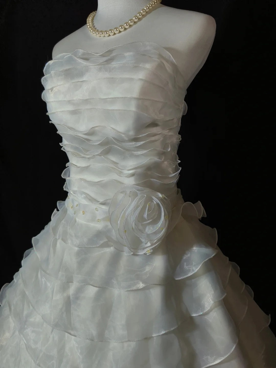 Beauty Brautkleid A-Linie Herzausschnitt Plissee Brautkleid D3302