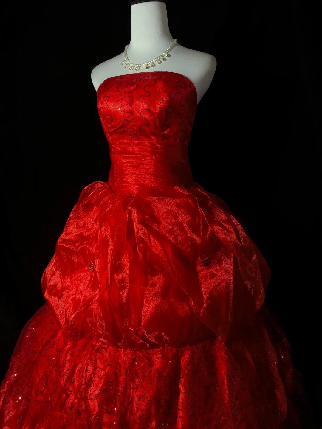 Neuestes Ballkleid A-Linie Schatz Plissee Abendkleid Galakleid Geburtstagspartykleid D3416