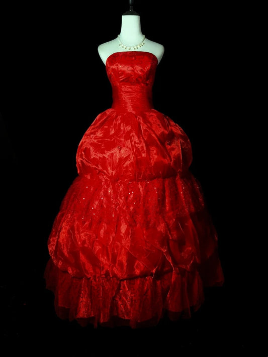 Neuestes Ballkleid A-Linie Schatz Plissee Abendkleid Galakleid Geburtstagspartykleid D3416