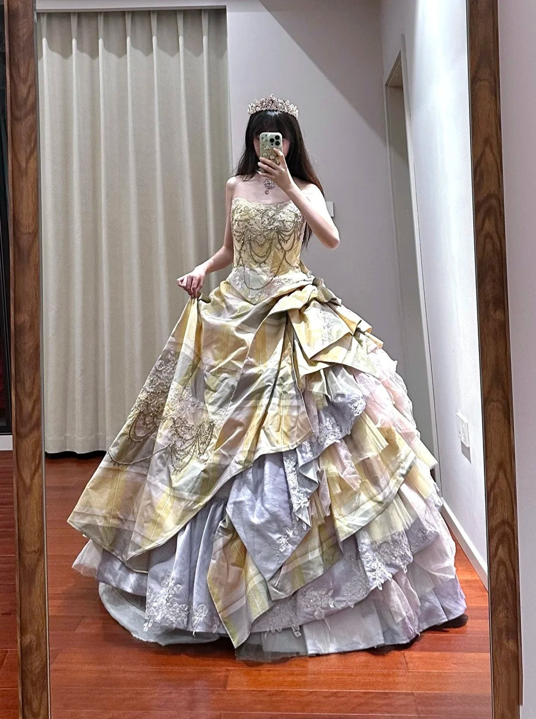 Neuestes Ballkleid A-Linie Schatz Plissee Abendkleid Galakleid Geburtstagspartykleid D3416