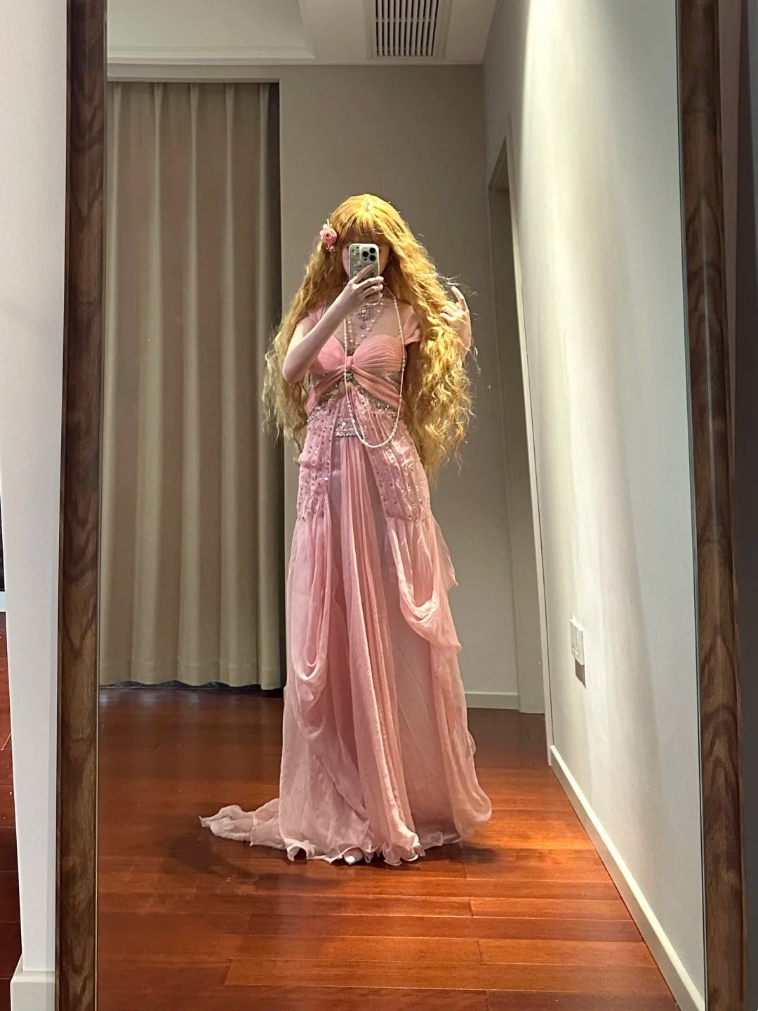 Charming Prom Dress Off Shoulder Pleated Long Evening Gown Birthday Party Dress  D3448