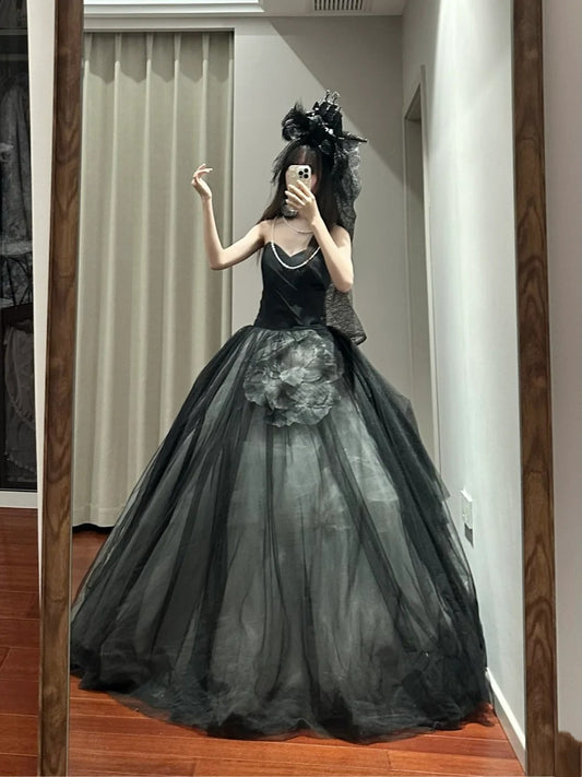 Neuestes Ballkleid A-Linie Schatz Plissee Abendkleid Galakleid Geburtstagspartykleid D3416