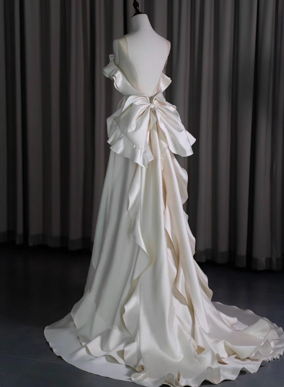 Beauty Brautkleid A-Linie Herzausschnitt Plissee Brautkleid D3302