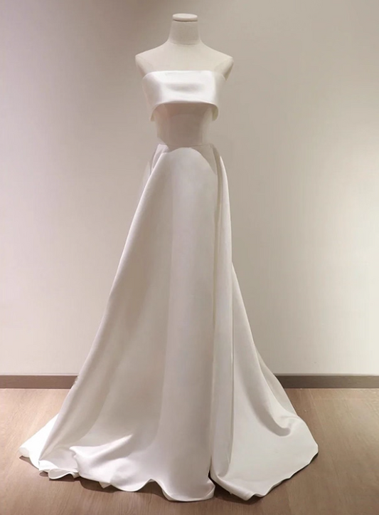 Beauty Brautkleid A-Linie Herzausschnitt Plissee Brautkleid D3302