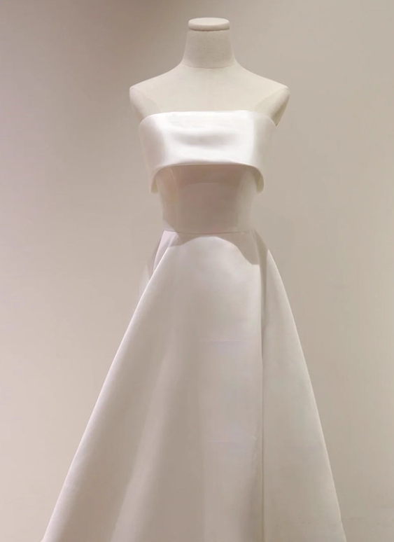 Beauty Brautkleid A-Linie Herzausschnitt Plissee Brautkleid D3302