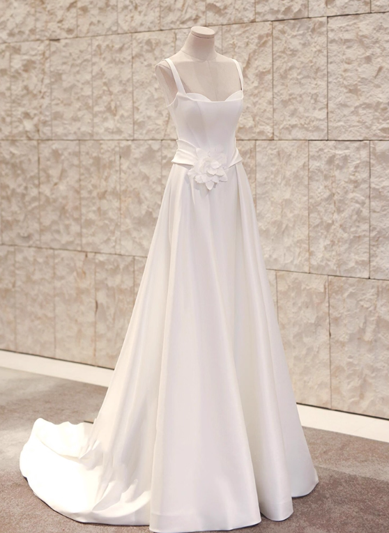 Beauty Brautkleid A-Linie Herzausschnitt Plissee Brautkleid D3302