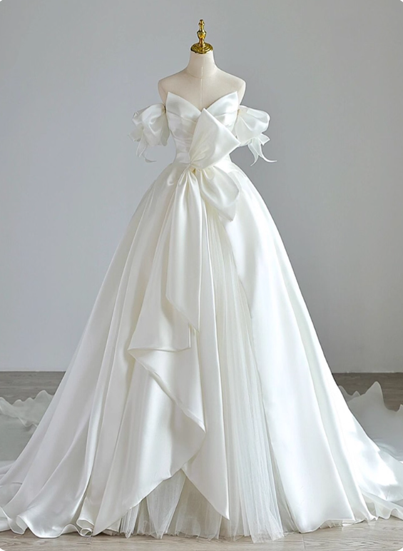 Beauty Wedding Dress Sweetheart Pleated Tulle Wedding Dress D3253