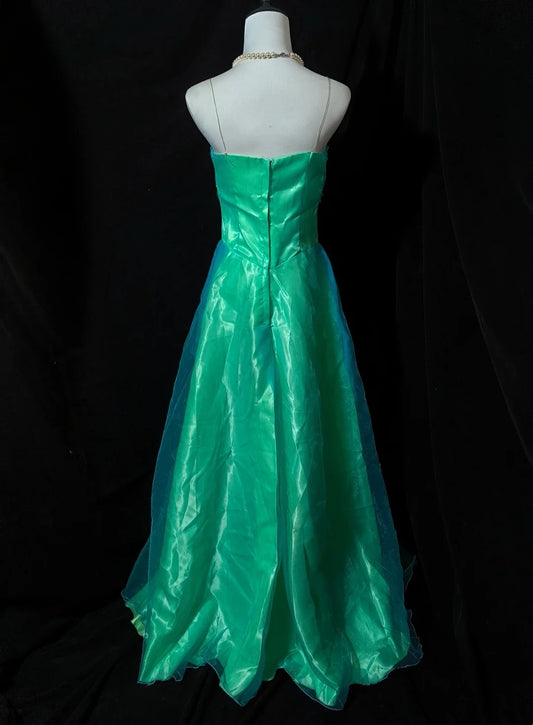 Glänzendes Ballkleid mit herzförmigem Pailletten-Meerjungfrauen-Abendkleid, Galakleid, Geburtstagspartykleid, D3415