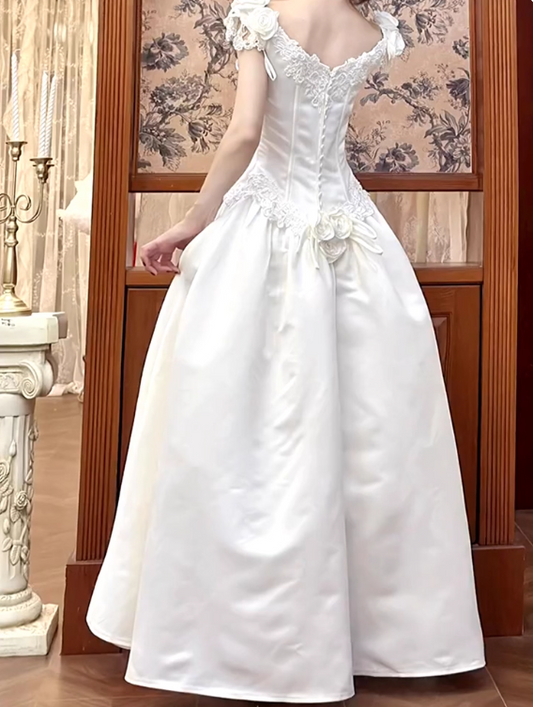 Beauty Brautkleid A-Linie Herzausschnitt Plissee Brautkleid D3302