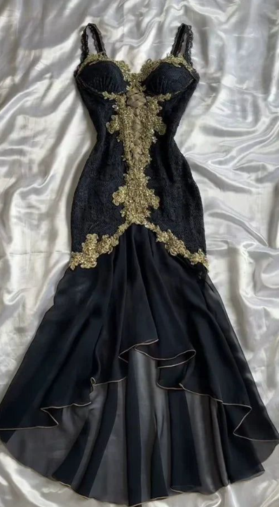 Stunning Prom Dress Spaghetti Straps Mermaid Evening Dress Birthday Party Dress D3647