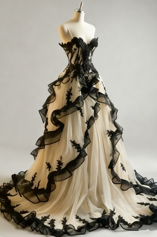 Newest Prom Dress Sweetheart Pleated Ruffle Evening Gown Gala Dress D3656