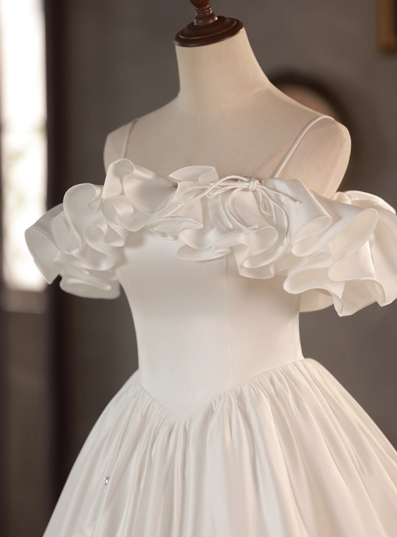 Beauty Brautkleid A-Linie Herzausschnitt Plissee Brautkleid D3302