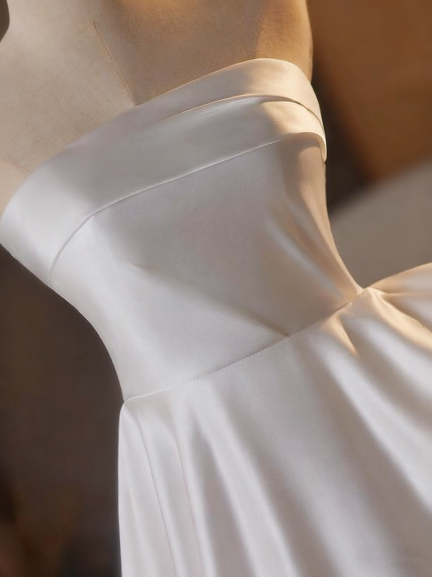 Robe de mariée beauté A-Line, décolleté en cœur, plissée, D3302